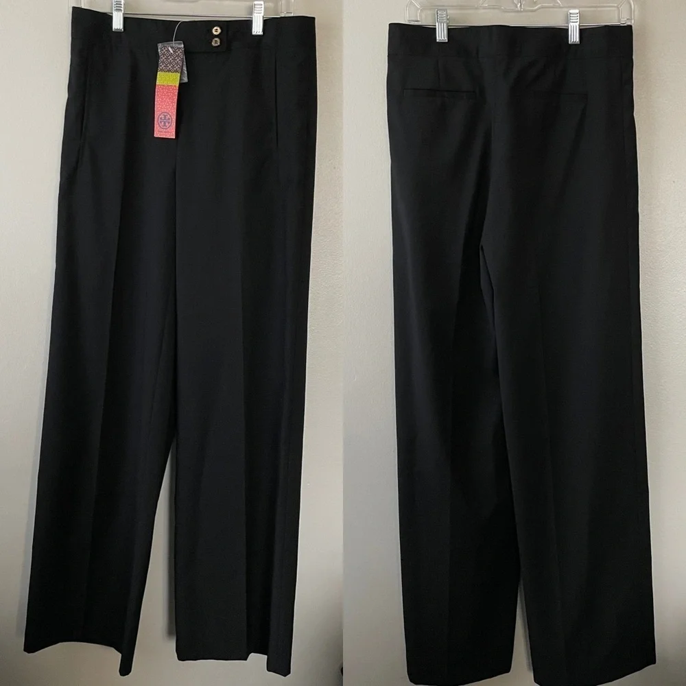 NWT Tory Burch black Description Gaea pants women 4